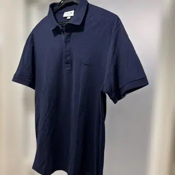 LACOSTE 피케 셔츠 네이비 REGULAR FIT