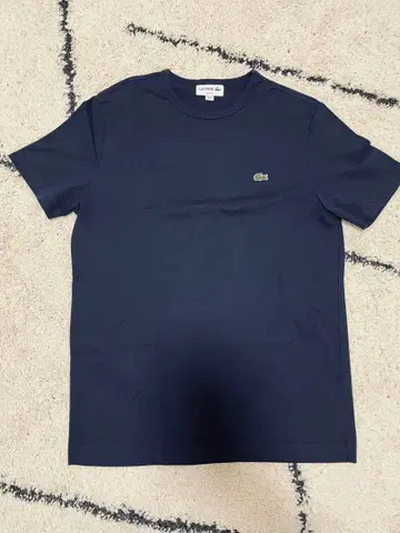 LACOSTE 크루넥 T셔츠 네이비 FR4