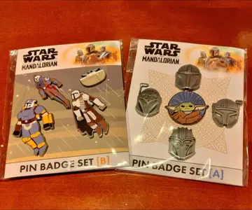 라스트! 스타 워즈 만다 로리안 starwars 핀 배지 2세트