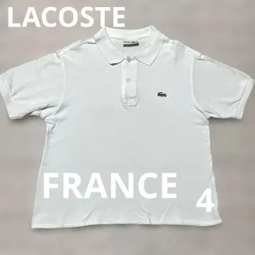 LACOSTE 피케 셔츠 size 4 프랑스제 화이트 프레라코