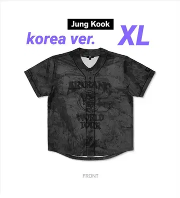 BTS ARIRANG 아리랑 저지 유니폼 정국 XL 미개봉