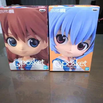 Qposket 에반게리온 신극장판 아스카 레이 2체 세트