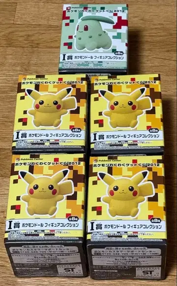 제일복권 포켓몬 두근두근 겟 복권 2012 I상 포켓몬 인형 5종 세트
