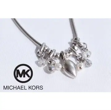 [ MICHAEL KORS/마이클코어스 ] 비즈 목걸이 실버