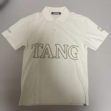 24시간 한정 가격 TANGRAM 피케 셔츠 크림 화이트 XS 골프