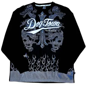 Dog Town/00s/메쉬 레이어드 맨투맨/XL