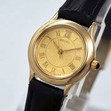 333 가동 SEIKO 여성용 시계 4N21-0511 골드 다이얼