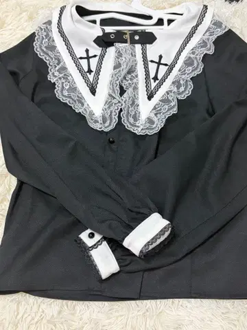 MAR*S 마즈 십자가 크로스 블라우스