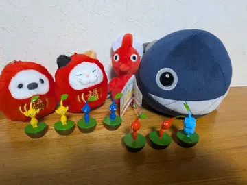 아뮤캐릭터 복 달마 흔들흔들 피크민 마리오 캐릭터 세트