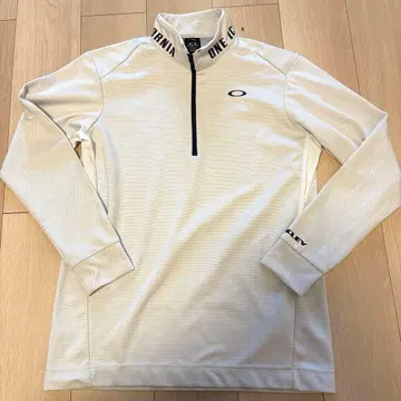 OAKLEY 하프 지퍼 풀오버 베이지 L H42번