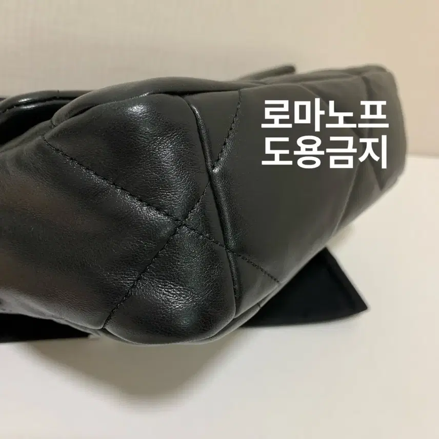 샤넬 19백 램스킨 미듐 은장 내장칩 사진 7