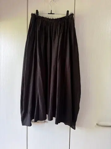 cristaseya 블랙 플레어 스커트