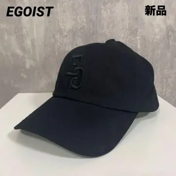 [택 포함 새상품] EGOIST 에고이스트 EG 자수 캡 모자 블랙