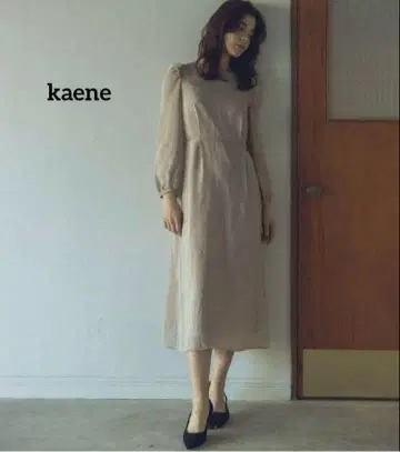 카엔 kaene 시스루 쉬폰 오간자 원피스 드레스 롱 SS