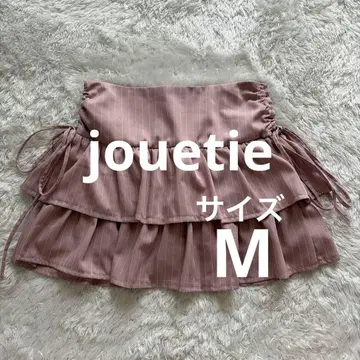 jouetie 리본 티어드 미니 치마바지