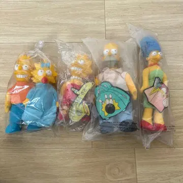 미사용 90s 버거킹 한정판 심슨 5체 세트