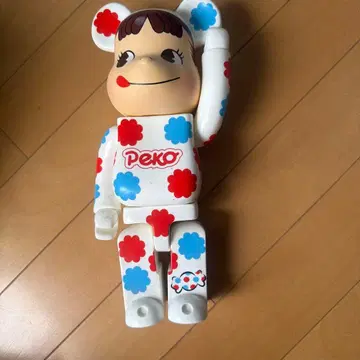 BE@RBRICK 페코짱 밀키 꽃무늬