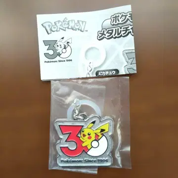 포켓몬 30주년 메탈 참 마스코트 피카츄