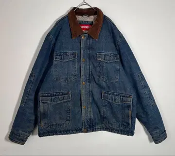 Wrangler 랭글러 코듀로이 옷깃 보아 안감 데님 커버올