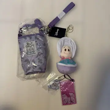 [미사용] 영 오이스터 보틀 홀더 봉제 참 카드 홀더 세트