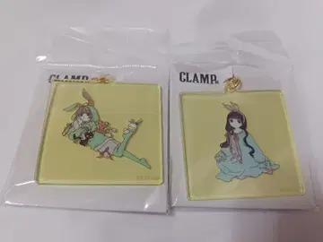 CLAMP전 카드캡터 사쿠라 아크릴 키링 2종 세트 미사용품
