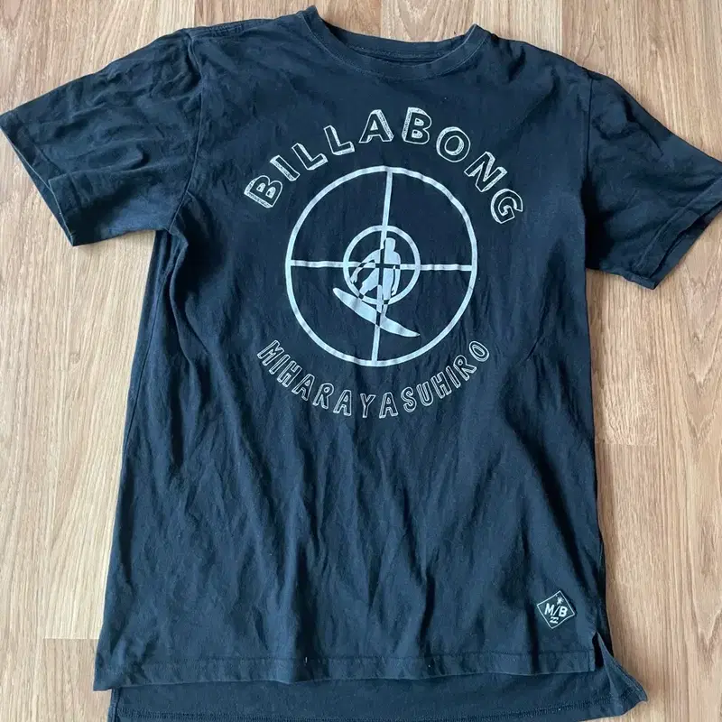 미하라 야스히로 x 빌라봉 블랙 반팔 티셔츠