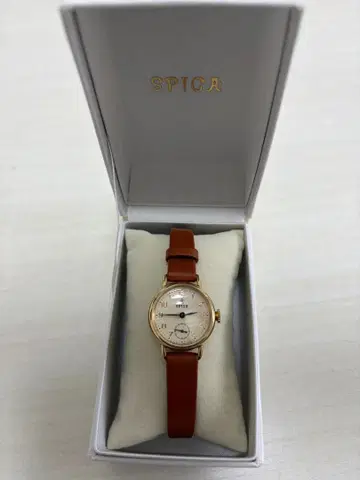 SPICA 여성용 손목시계 브라운 가죽