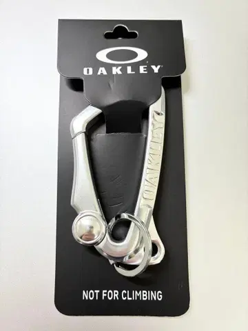 새상품 OAKLEY 오클리 카라비너 실버 인기 라지 사이즈 레어
