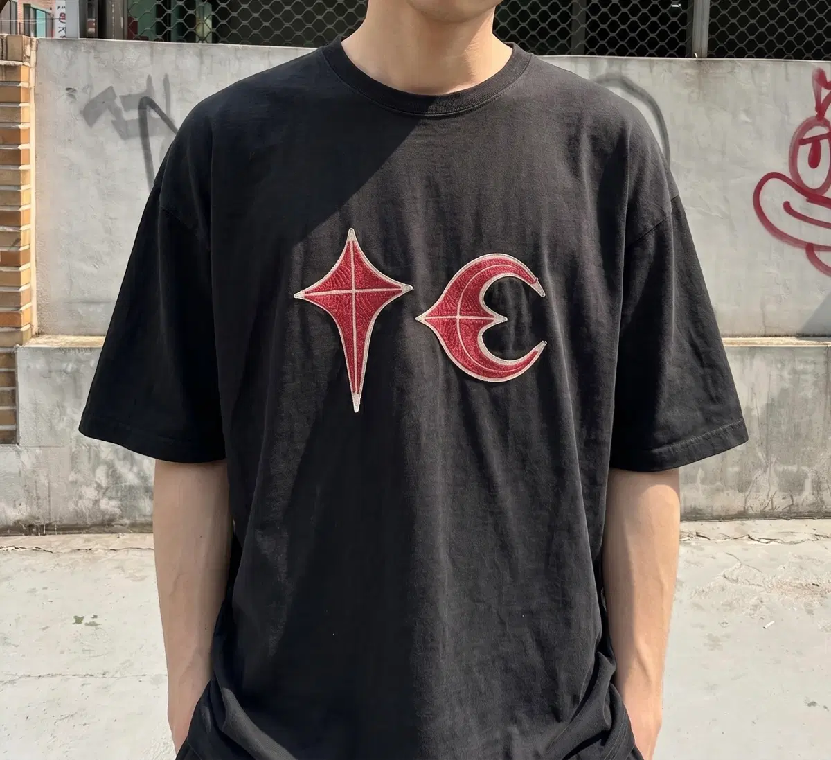 S-M/ Ader Error x Zara Graphic Long Sleeve T-shirt | Bunjang Global