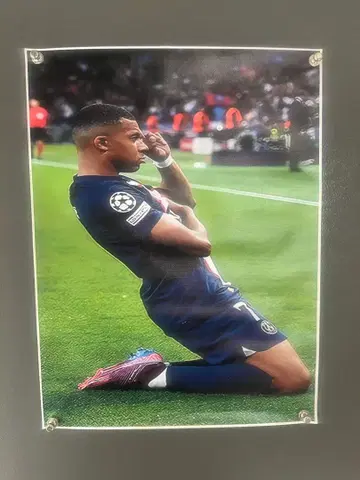 새상품급 킬리안 음바페 포스터 나일론 PSG 프랑스 대표 방수 A3
