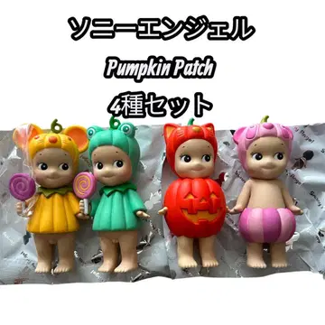 소니엔젤 Pumpkin Patch 4개 세트 할로윈 피규어