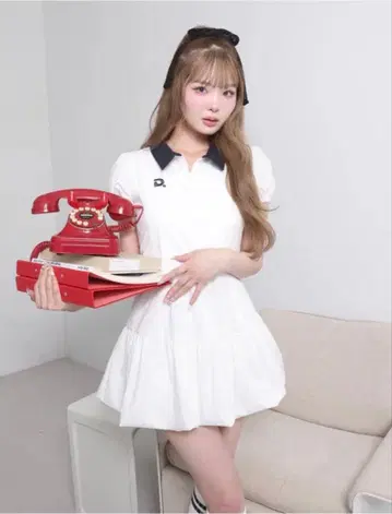 Darich 벌룬 폴로 미니 원피스