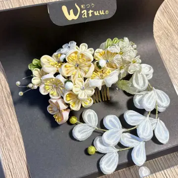 머리 장식 일본 의류 결혼식 성인식 졸업식 사전 촬영 Watuu 와츠