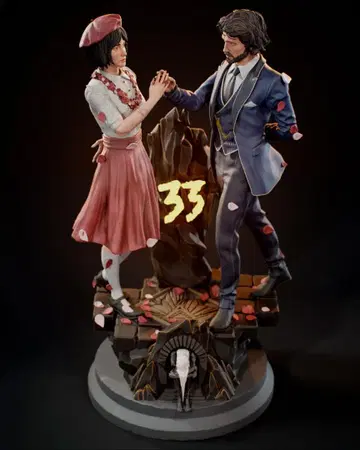 1/10 미도색 미조립 피규어 레진 키트 익스페디션 33