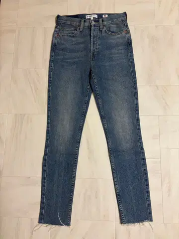 RE/DONE 재구축 레어 데님 LEVI'S USA제 리던 컷오프