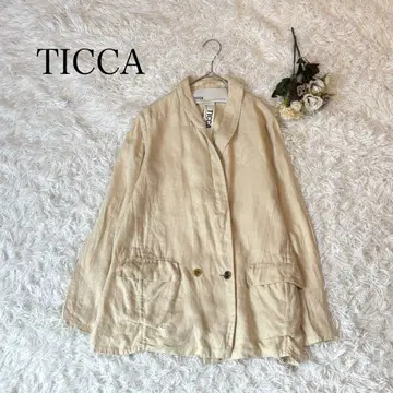 TICCA 테일러드 자켓 린넨 100% 워셔블 2 루즈핏