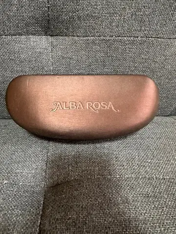 ALBA ROSA 안경 케이스 브라운