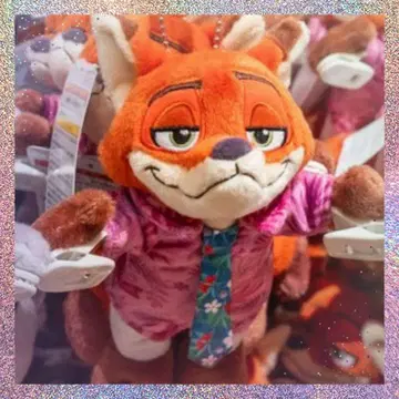 주토피아 어깨 위 봉제 인형 닉