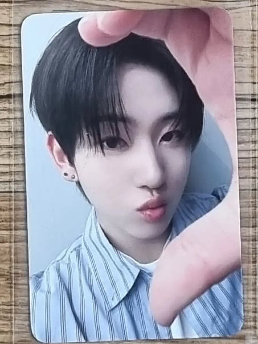 Kickflip Gyehun makestar Bangkok photocard event pre-order benefit unreleased photocard face heart