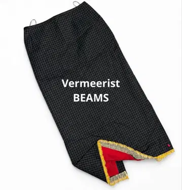 Vermeerist BEAMS 오더 깅엄 체크 스커트 S
