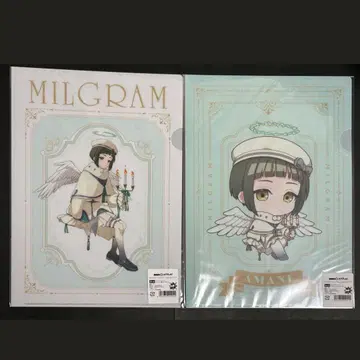 MILGRAM 밀그램 아만네 클리어 파일 Angel DMM 스크래치