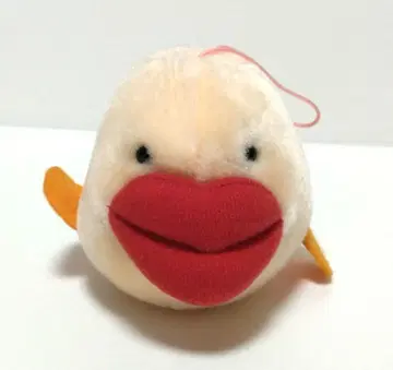 입술이 귀여운 물고기 봉제 인형 Eiko 레트로