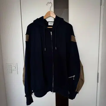 SeeSew 집업 후드티 네이비 x 카키