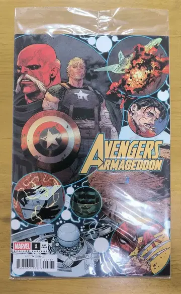 [ 초판 프로모 포함 ] Avengers Armageddon #1
