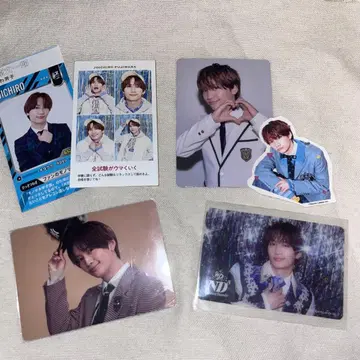 나니와단시 후지와라 죠이치로 스티커 카드 세트