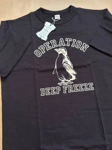 새상품 웨어하우스 4601 별주 T셔츠 XL DEEPFREEZE 흑먹색