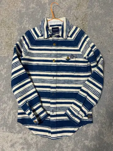 Scotch & Soda 플란넬 셔츠 보더 S