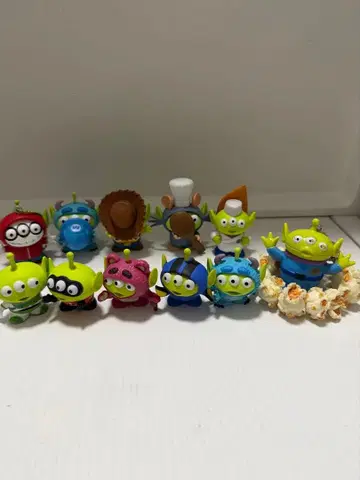 디즈니 리틀그린맨 피규어 묶음 판매