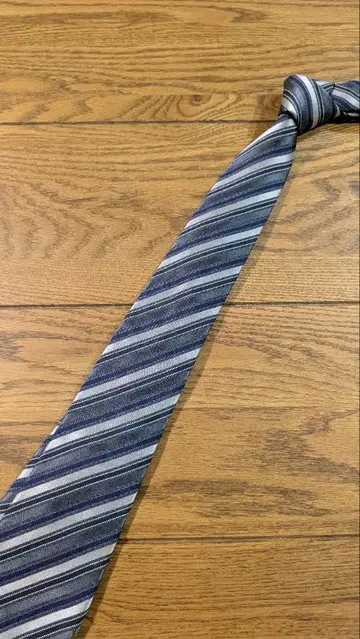 Paul Smith 넥타이 스트라이프 실버 퍼플