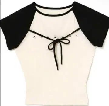 미사용 새상품 andmary Alma ribbon top 상의 erty